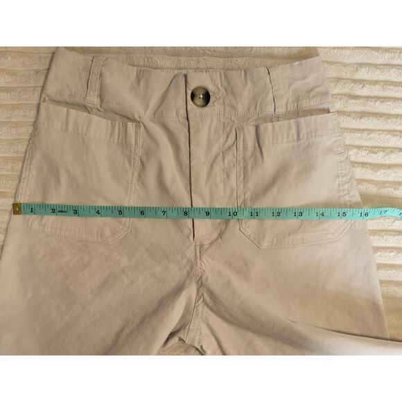 Anthropologie Maeve The Colette Linen Blend High Rise Wide Leg Crop Pants - Picture 9 of 13